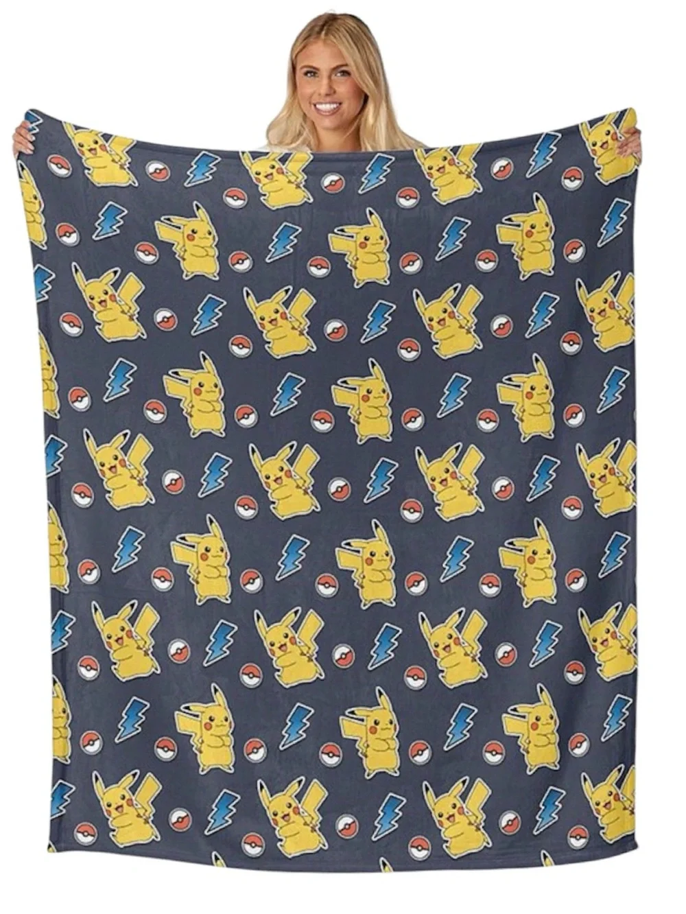 Pokemon Lightning Chase Silk Touch Throw Blanket (NWT)
